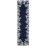 Barrier Reef Navy Indoor/Outdoor Rug - 2 x 8