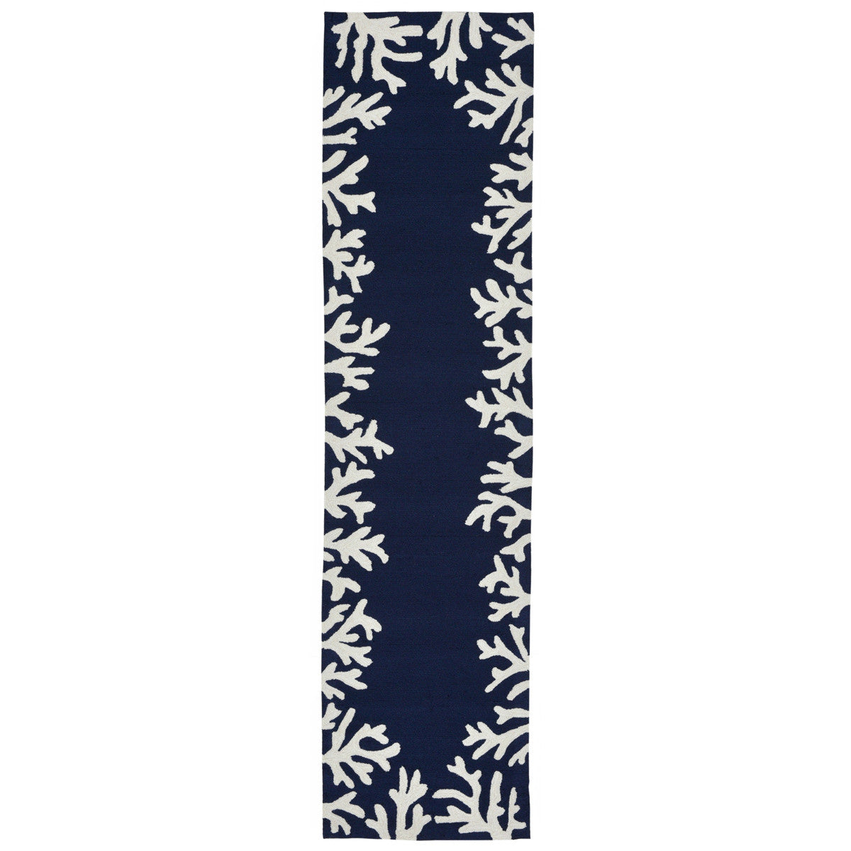 Barrier Reef Navy Indoor/Outdoor Rug - 2 x 8