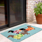 Hawaiian Hounds Indoor/Outdoor Rug - 3 x 4