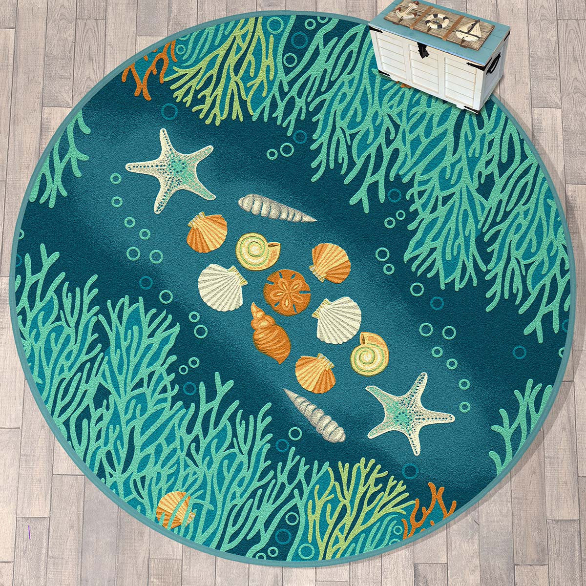Coral Cove Rug - 8 Ft. Round