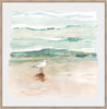Sandy Seagull I Framed Wall Art