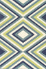 Baja Chevron Mirror Multi Rug - 2 x 4