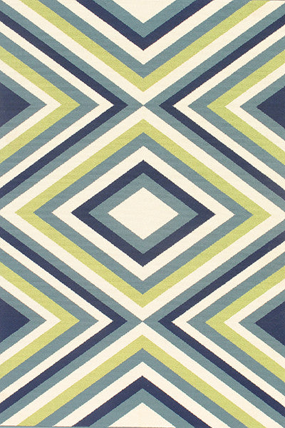 Baja Chevron Mirror Multi Rug - 2 x 4