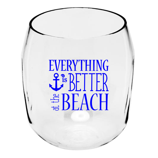 Better at the Beach Wine Tumblers - Set of 4