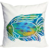 Boho Fishin' Square Indoor/Outdoor Pillow