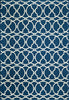 Baja Circlet Navy Rug - 8 x 11