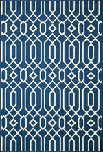 Baja Diamond Geo Navy Rug - 2 x 4