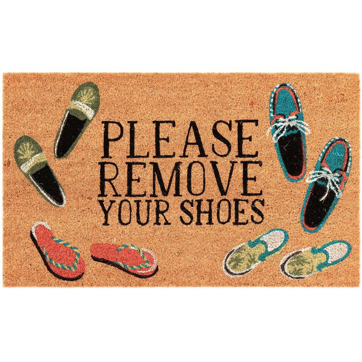 Remove Shoes Coir Mat Collection