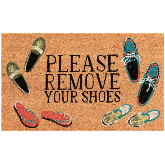 Remove Shoes Coir Mat Collection