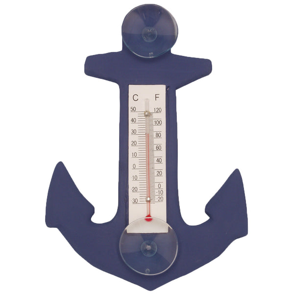Blue Anchor Small Window Thermometer