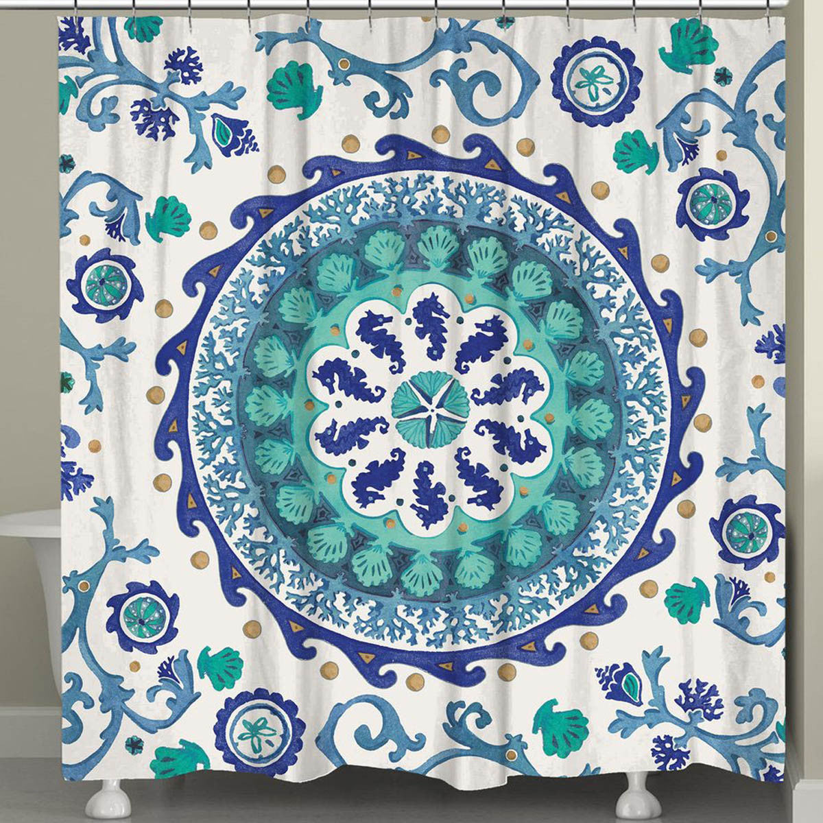 Seahorse Trance Shower Curtain