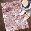Coral Merlot Rug- 4 x 5