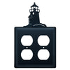 Lighthouse Double Outlet Cover