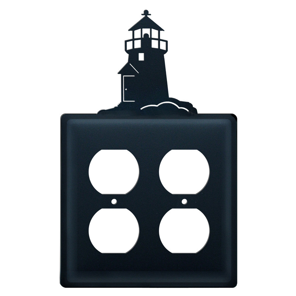 Lighthouse Double Outlet Cover