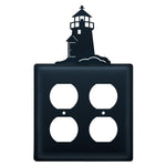 Lighthouse Double Outlet Cover