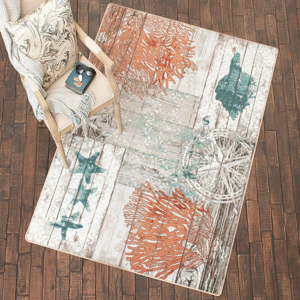 Boardwalk Sea Life Rug Collection