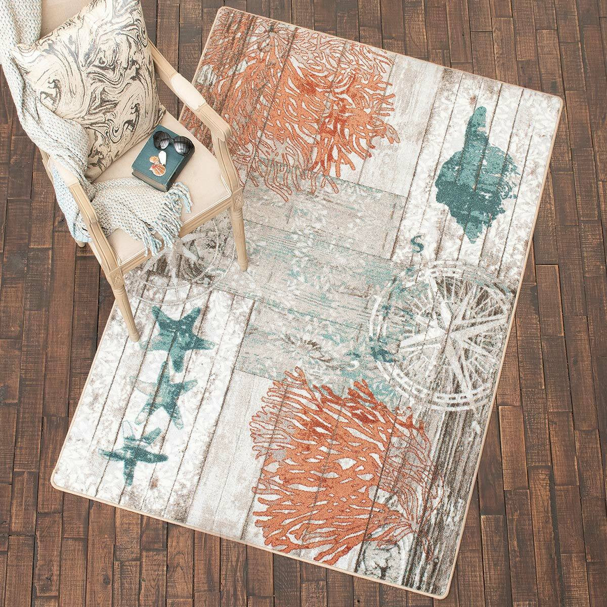 Boardwalk Sea Life Rug Collection