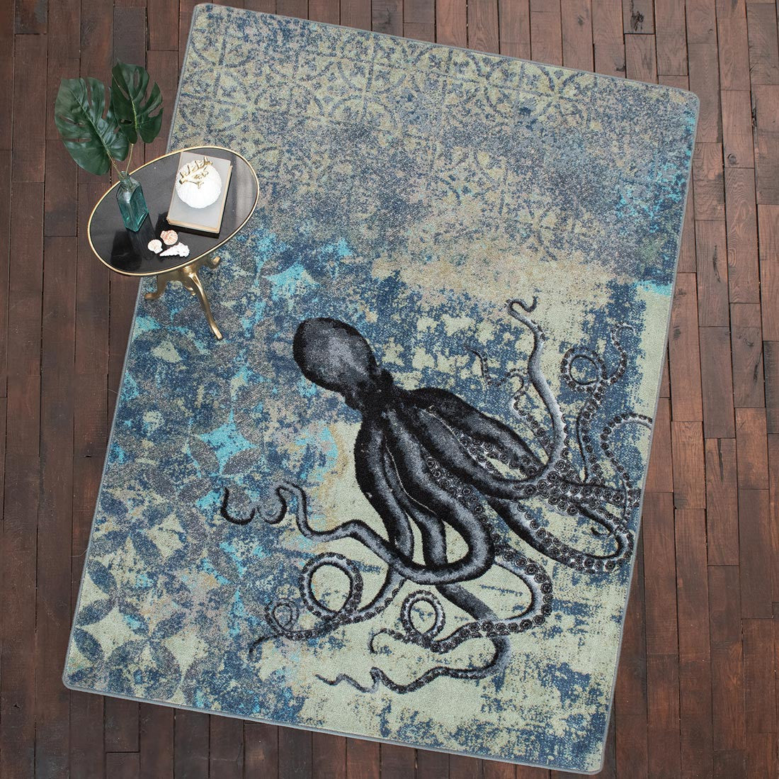Deep Sea Octopus Rug - 8 Ft. Round