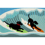 Wave Rider Pups Indoor/Outdoor Rug - 2 x 3