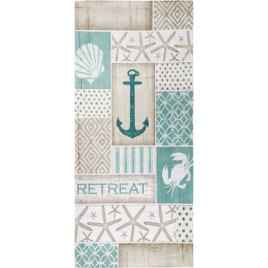 Nautical Patches Beach Towel - OUT OF STOCK UNTIL 09/09/2026