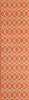 Baja Circlet Orange Rug - 2 x 8