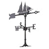 Black Schooner Weathervane - 30 Inch