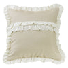 Ruffle and Lace Accent Pillow