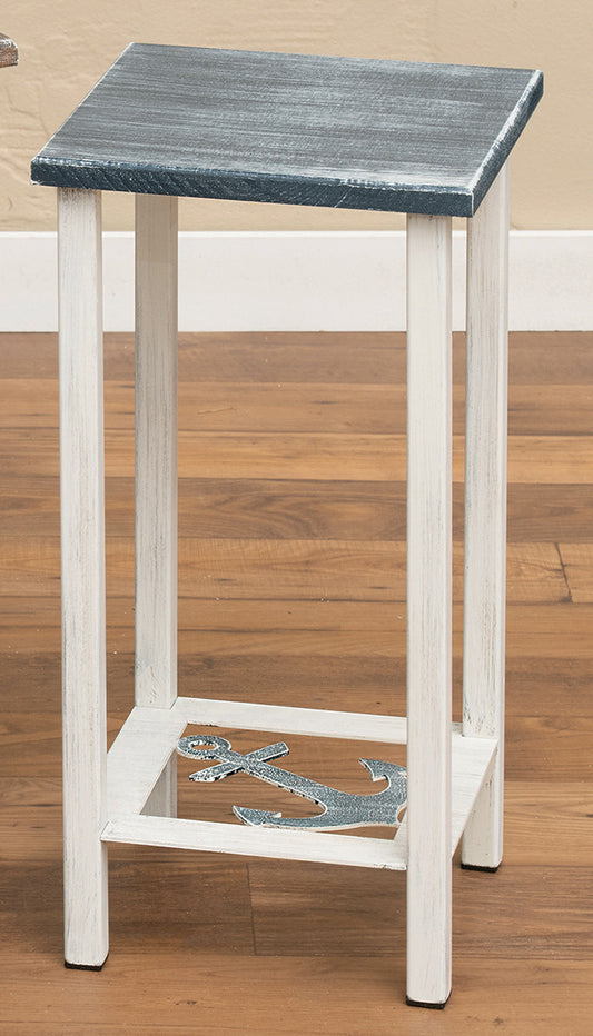 Weathered Anchor Accent Table