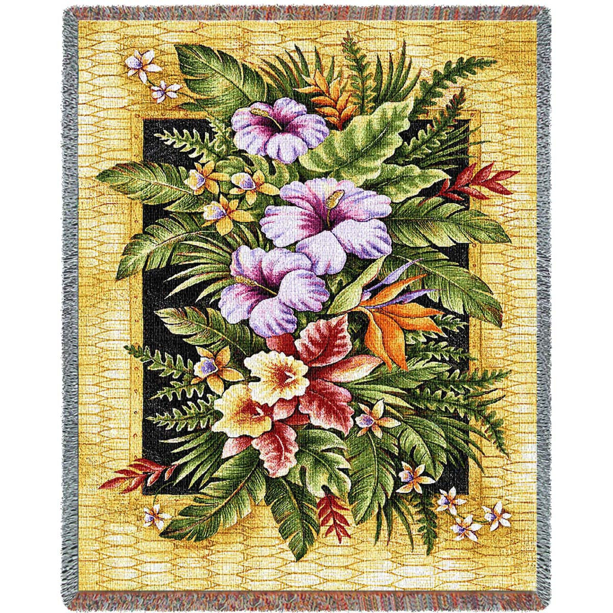 Tropical Flowers Blanket