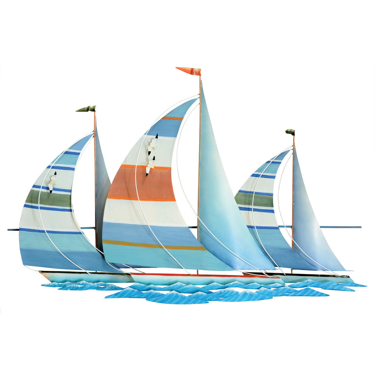Pastel Regatta Wall Art