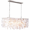 Elsa Capiz Shell Rectangular Pendant Light - 36 Inch