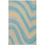 Currents Blue Rug - 3 x 5