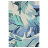 Cabana Palm Blue Indoor/Outdoor Rug - 2 x 3