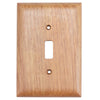 Teak Single Switch Cover