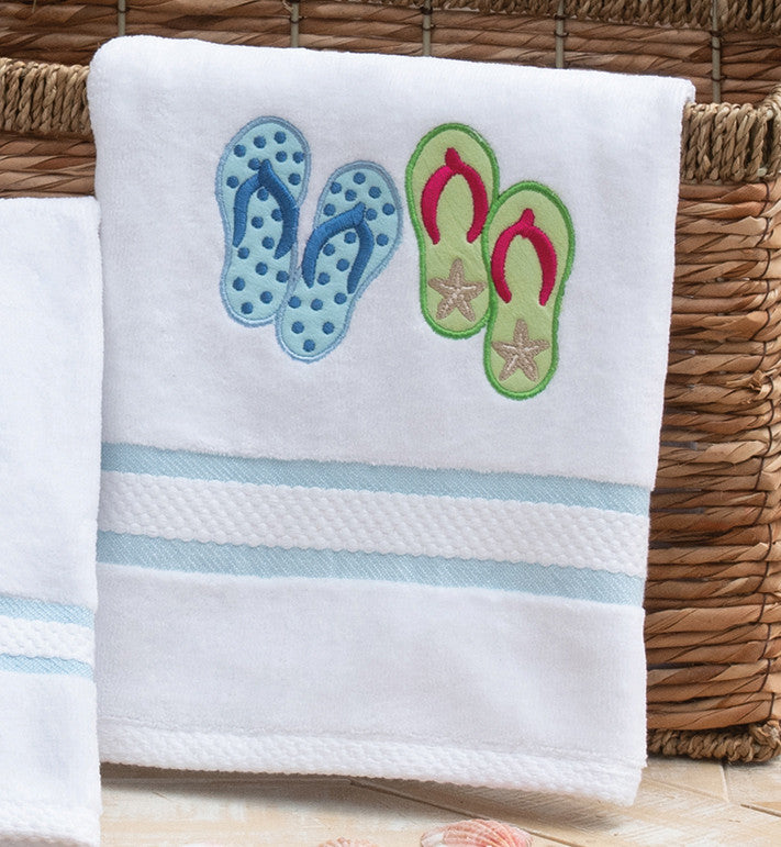 Beach Day Flip Flop Hand Towel
