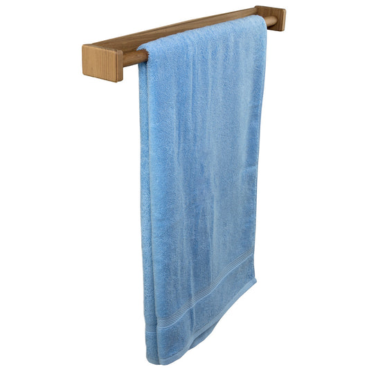 Teak Long Towel Rack - OUT OF STOCK UNTIL 08/10/2026