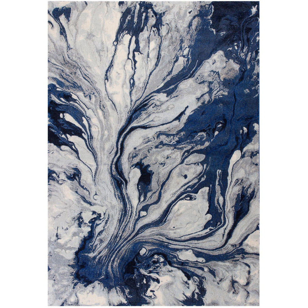Impressions Blue Rug - 8 x 11