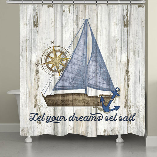 Sailing Dreams Shower Curtain