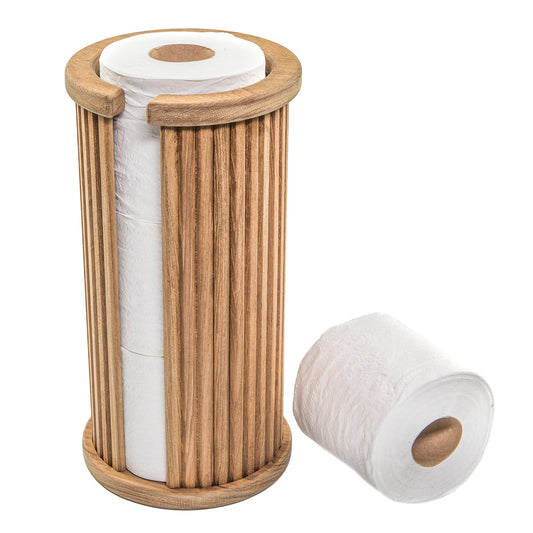 Teak Toilet Tissue Rack