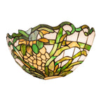 Pineapple Stained Glass Wall Sconce