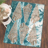 Seashell Impressions Blue Rug - 8 Ft. Round