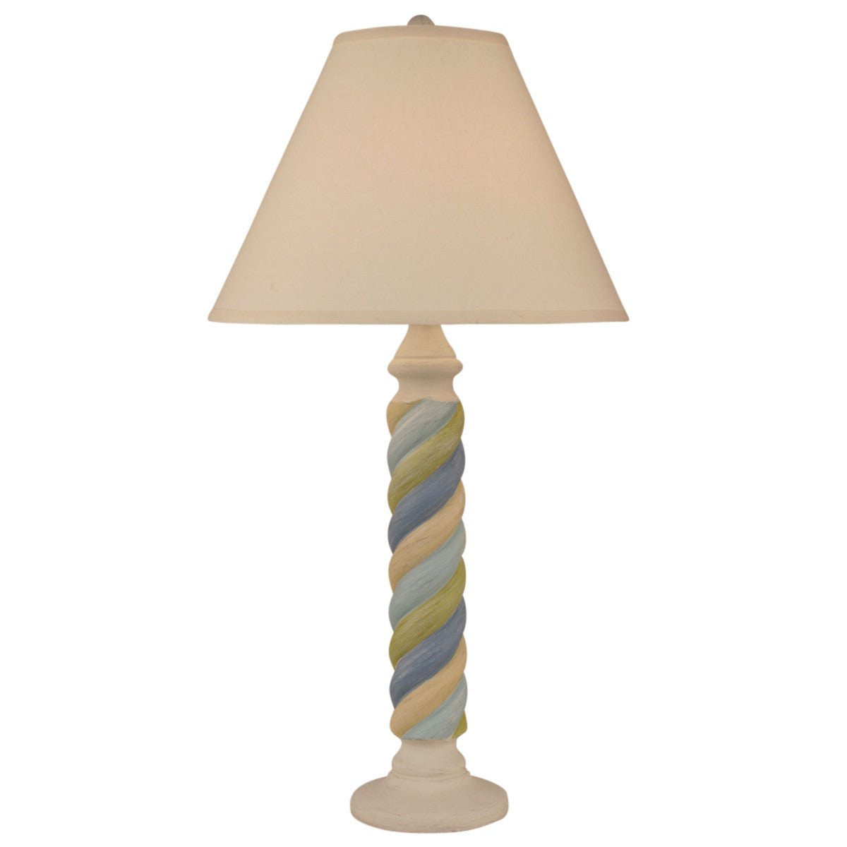 Cottage Stripe Small Rope Table Lamp