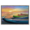 Rainbow Armada Framed Canvas