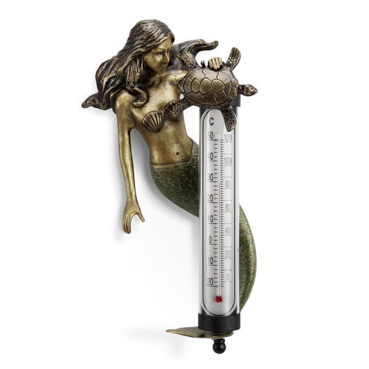 Turtle and Mermaid Wall Thermometer - OUT OF STOCK UNTIL 07/28/2026