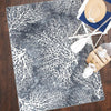 Coral Gray Rug - 8 Ft. Round
