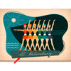 Vintage Swimmers Personalized Sign