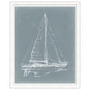 Yacht Sketches II Framed Print