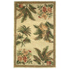 Sparta Ivory Tropical Oasis Rug - 5 x 8