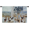 Late Afternoon Irises Wall Tapestry