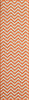 Baja Chevron Orange Rug - 2 x 8